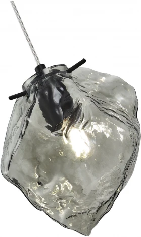 Подвесной светильник ST Luce Portici SL1175.403.01 Черный/Серо-зеленый E14 1*40W