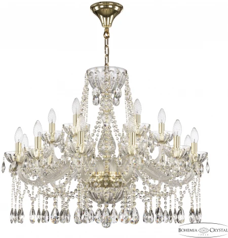 Подвесная люстра Bohemia 5413 5413/12+6/300 G Clear/M-1H
