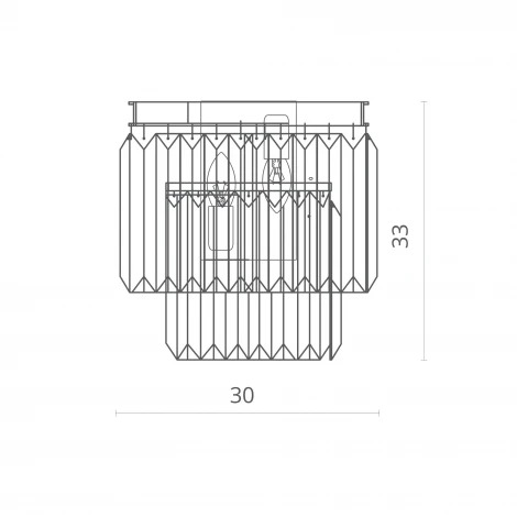 Бра Divinare Nova 3001/01 AP-2 (220V)