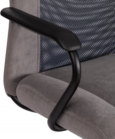 Компьютерное кресло игровое Tetchair STAFF (Флок,Ткань/Серый)