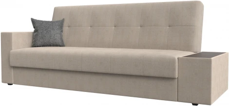 Диван-книжка Лига-020 стол справа (Бежевый,Серый/Рогожка) Лига Диванов арт.118522