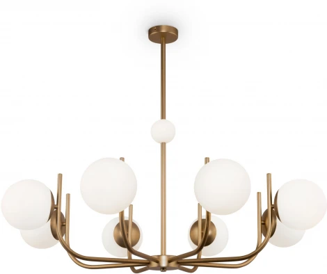 Потолочная люстра на штанге Maytoni Rendez-vous MOD109PL-08BS (220V, шарики)