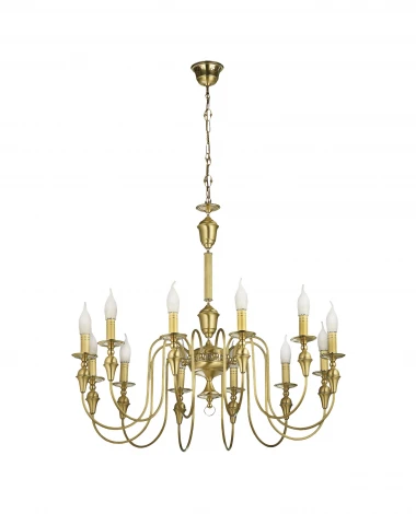 Подвесная люстра Jupiter Symfonia 871 SM 12 (220V, на цепи, подсвечник, свеча)