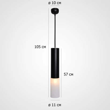 Подвесной светильник Tevra Black D11 By ImperiumLoft Tevra01 (220V, круглые)