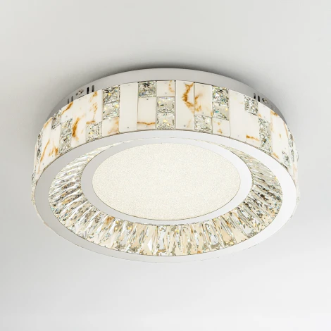 Потолочный светильник светодиодный с пультом с регулировкой цветовой температуры Modelux ML.2400.500 CR