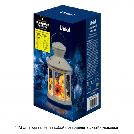 Световая фигура RGB Uniel ULD-L1220-012/TTB/WW WHITE (LED, фонарь)