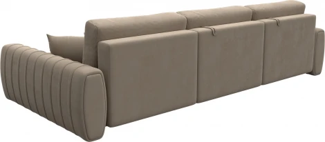 Диван угловой Лига-057 НПБ Лонг угол правый Лига Диванов (Велюр) арт.129297