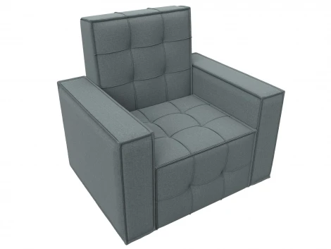 Кресло Лига-067 (ДВП,Дерево/Пластик/Рогожка/Серый) Лига Диванов 132287