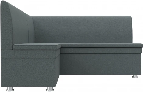 Диван кухонный угловой Уют левый угол (Серый/Рогожка) Лига Диванов арт.123898L