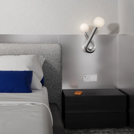 Клавиши для выключателя/переключателя трехклавишного (серый) Voltum S70 VLS000516