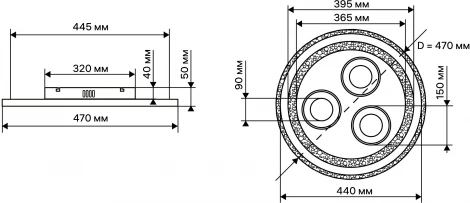 Потолочная люстра светодиодная с ДУ Ritter Alto 52307 3