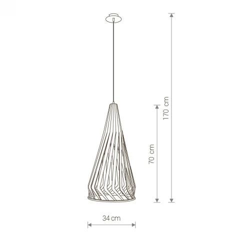 Подвесной светильник Nowodvorski Bio 9848 (220V, на проводе, круглые)