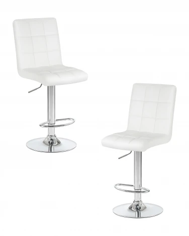 Набор 2 шт Стул барный DOBRIN KRUGER (белый)