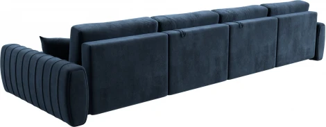 Диван П-образный Лига-057 НПБ Лонг Лига Диванов (Велюр) арт.129334