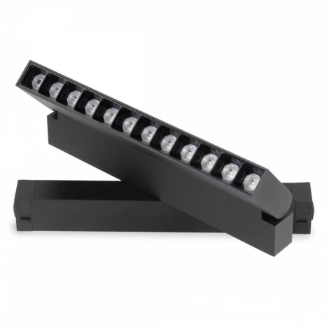 Трековый светильник однофазный светодиодный 220V 9W AM Group PLAIN GLASSES AM591 9W 4000K BK