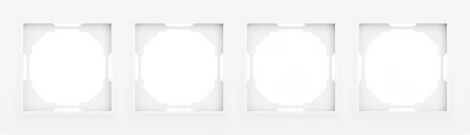 Рамка 4-я, Wave глянцевый белый Donel A07 DEW21403