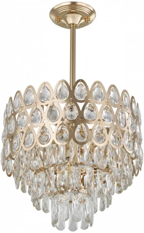 Потолочная люстра хрустальная на штанге Arte Milano Sorrento-2019 372019/6/300/390 GD (220V)