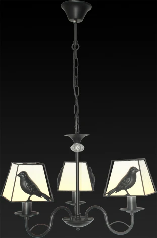 Подвесная люстра Toplight Donna TL7510D-03BL (220V, на цепи, птички)