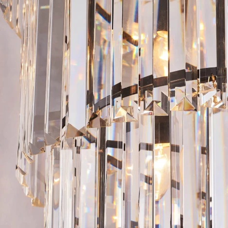 Подвесная люстра Divinare Charlotte 3011/01 SP-18 (220V, хрусталь, на цепи)