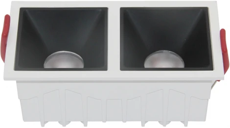 Встраиваемый светильник Alfa LED 4000K 2x10Вт 36° Dim Triac Maytoni Technical DL043-02-10W4K-D-SQ-WB (220V)