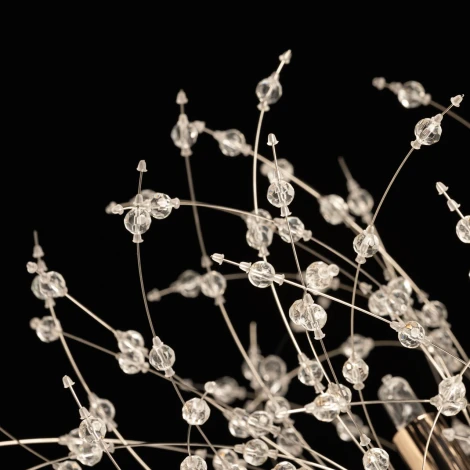 Подвесная люстра хрусталь De City 280012109 в форме шара