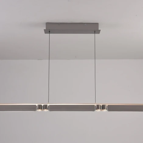 Подвесной светильник iLedex Vision 9309D-1200-2 GR+BK (220V, на проводе)