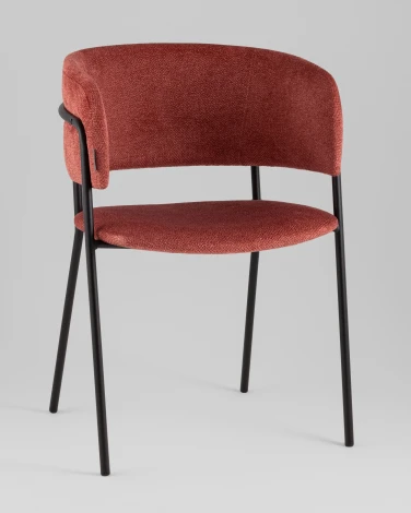 Кресло Нэлли New буклированный велюр терракотовый Stool Group арт.УТ000039979