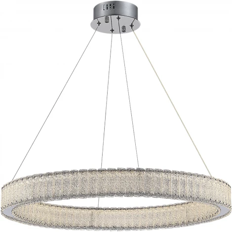 Подвесной светильник ST Luce Latozzo SL6008.123.01 Хром/Хром LED 1*40W 3000K (220V, на тросе, кольцо)