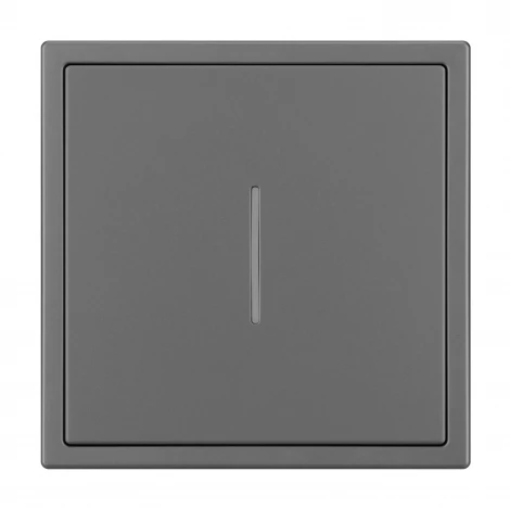 Механизм звонкового выключателя LED SWT-NOBE-MKR1-SFPL-L-GR (230V, 10A) (Arlight, Серый базальт) 061736