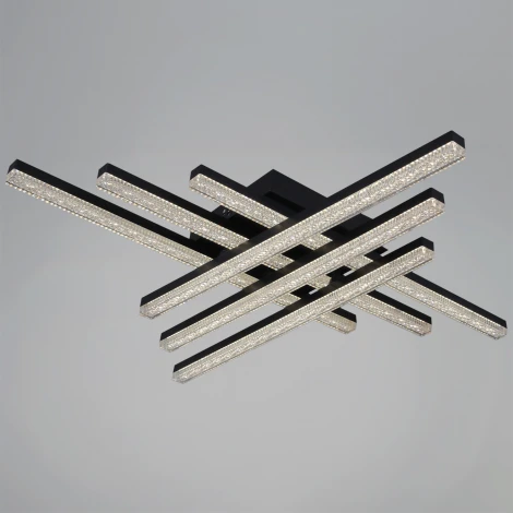 Потолочная люстра светодиодная с регулировкой цветовой температуры, яркости и ночным режимом Reluce 79560-0.3-06 BK