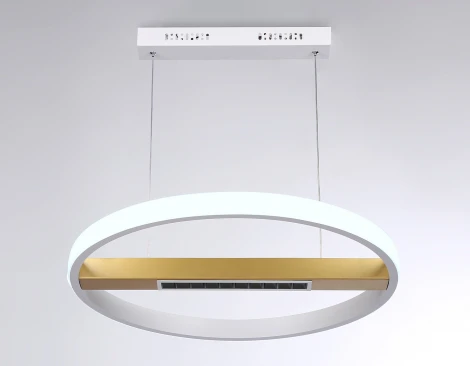 Подвесной светодиодный светильник Ambrella Comfort FL51488 (регулировка яркости, 220V, пульт управления, на тросе, кольцо)