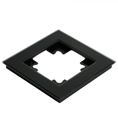 Рамка на 1 пост (черный) Stekker Катрин 50304