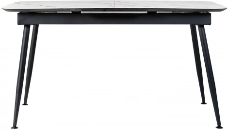 Стол R-Home Месси раздвижной 120-160 Светлый мрамор/Бабочка