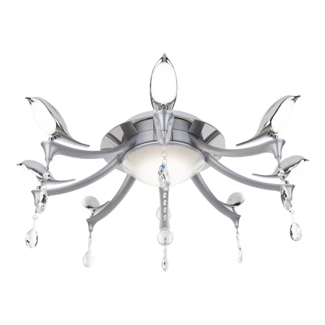 Потолочная люстра IDLamp Uccelli 385/8PF-LEDSilver