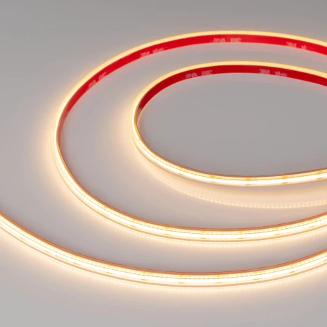 Светодиодная лента герметичная COB-PS-X400-7mm 24V Warm2700 (7.2 W/m, IP67, CSP, 5m) (Arlight, -) 041700