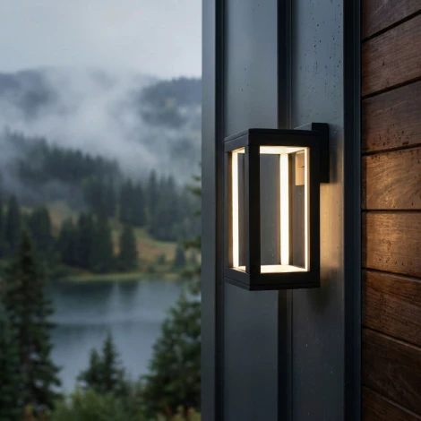 Настенный светильник светодиодный Elektrostandard Frame 1527 TECHNO LED 3000K чёрный