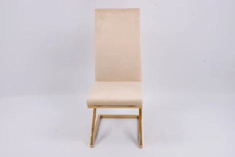 Стул обеденный Палермо MC799-BG-2, 60х46х105 см, бежевый/глянцевое золото IST-CASA