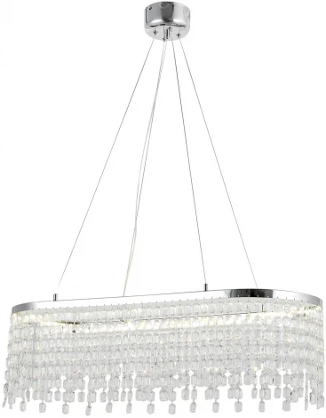 Подвесная люстра Lussole LSP-7493 (LED, 220V, хрусталь, на тросе)