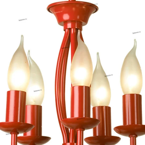 Подвесная люстра Lussole Lgo Congress LSP-9915 (220V, на цепи, подсвечник, свеча, IP21)