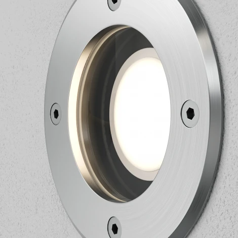 Встраиваемый светильник уличный Maytoni Tubo O043DL-01S (220V, круглые, IP65)