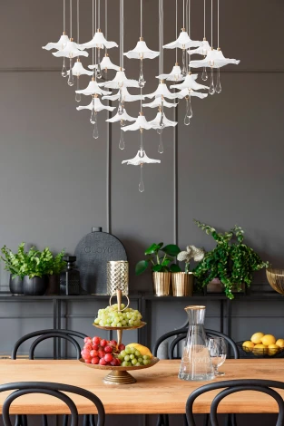 Потолочная люстра с цветами Cloyd Shangrila 11491