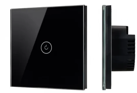 Выключатель сенсорный SWT-OMALI-S01-ZB-BK (250V, 10A, Zigbee) (Arlight, Стекло) 050033