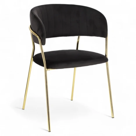 Стул Whispered Fusion Hesby Велюр/Черный арт.HSBI_DC72_black