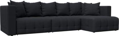 Диван угловой Лига-052 НПБ Лонг угол универсальный Лига Диванов (Замша) арт.128835