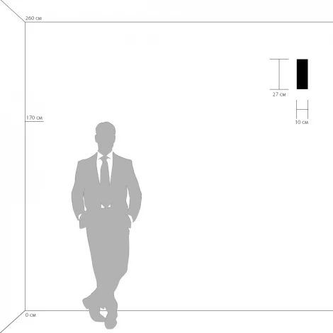 Настенный светильник Lightstar Qubica 805620 (220V, куб)