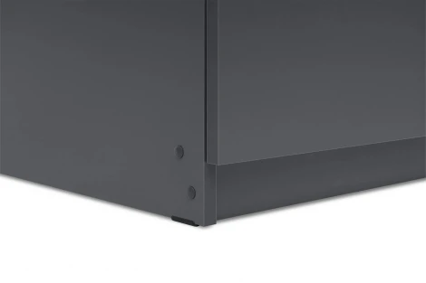 Шкаф распашной с наполнением Арника (5 полок) ШК 5 (800), Графит