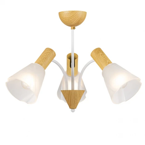 Потолочная люстра на штанге Escada Vardo 1131/3P E14*40W White/Wood