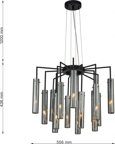 Подвесная люстра Favourite Orgel 4501-15P (220V, на тросе)