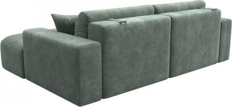 Диван угловой Лига-036 НПБ Классик правый угол Лига Диванов (Велюр) арт.127726