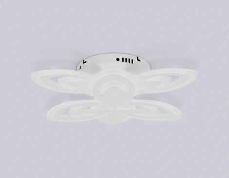 Потолочная люстра светодиодная с пультом Ambrella Original FA4546 (регулировка яркости, 220V, цветы, листья)